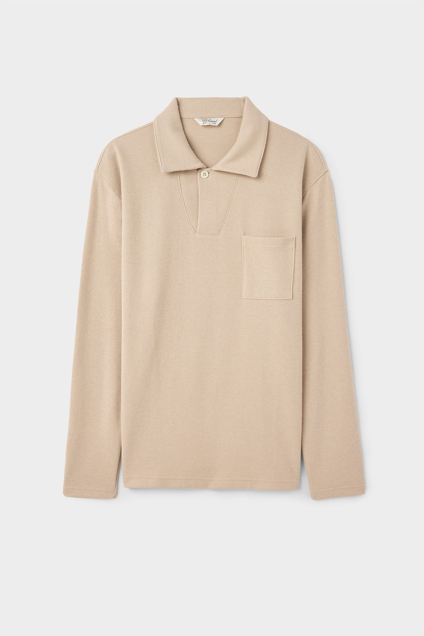 Ds Damat Regular Fit Bej Düz Sweatshirt