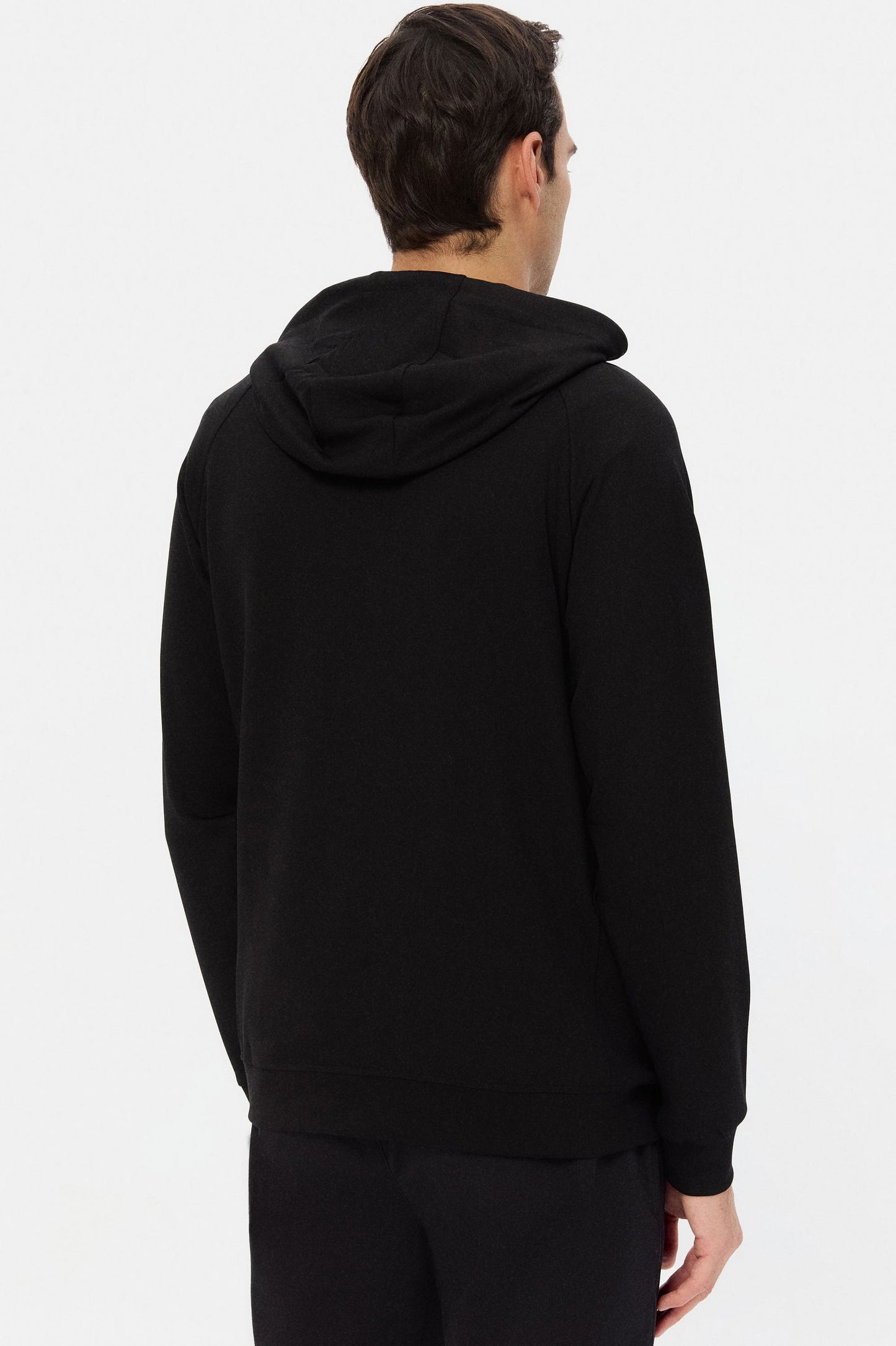 Ds Damat Regular Fit Siyah Düz Sweatshirt