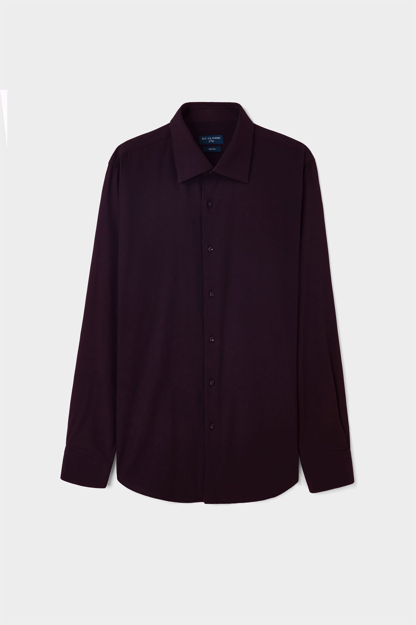Ds Damat Slim Fit Bordo Armürlü Gömlek
