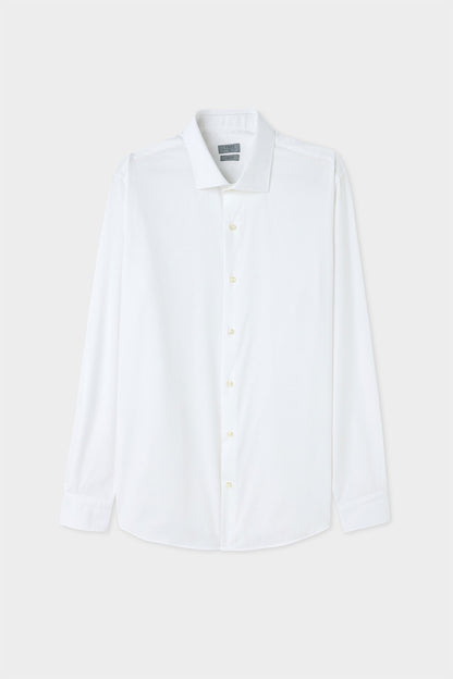 Twn Slim Fit Beyaz Armürlü Gömlek