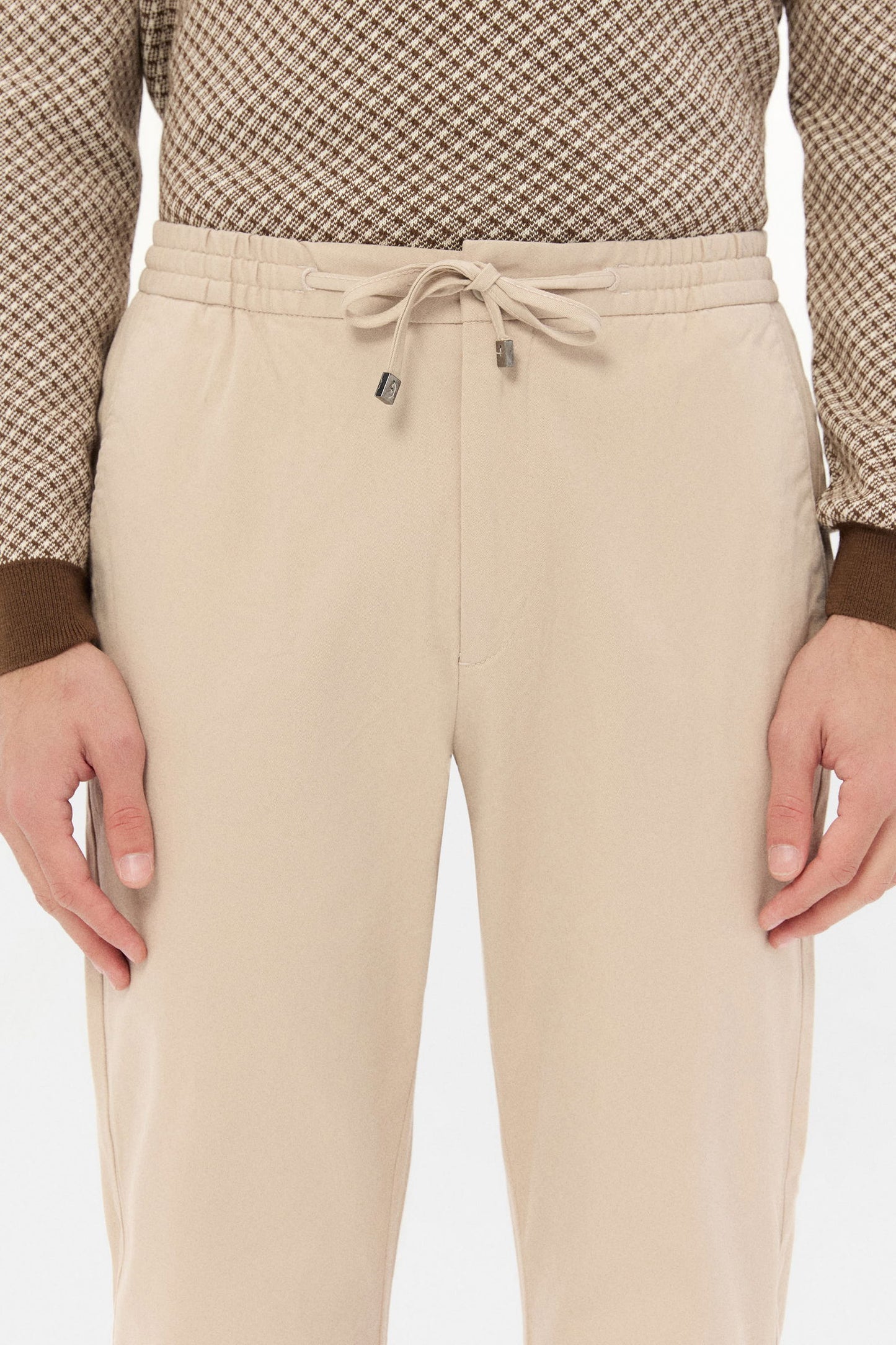 Ds Damat Relaxed Fit Taş Gabardin Jogger Pantolon