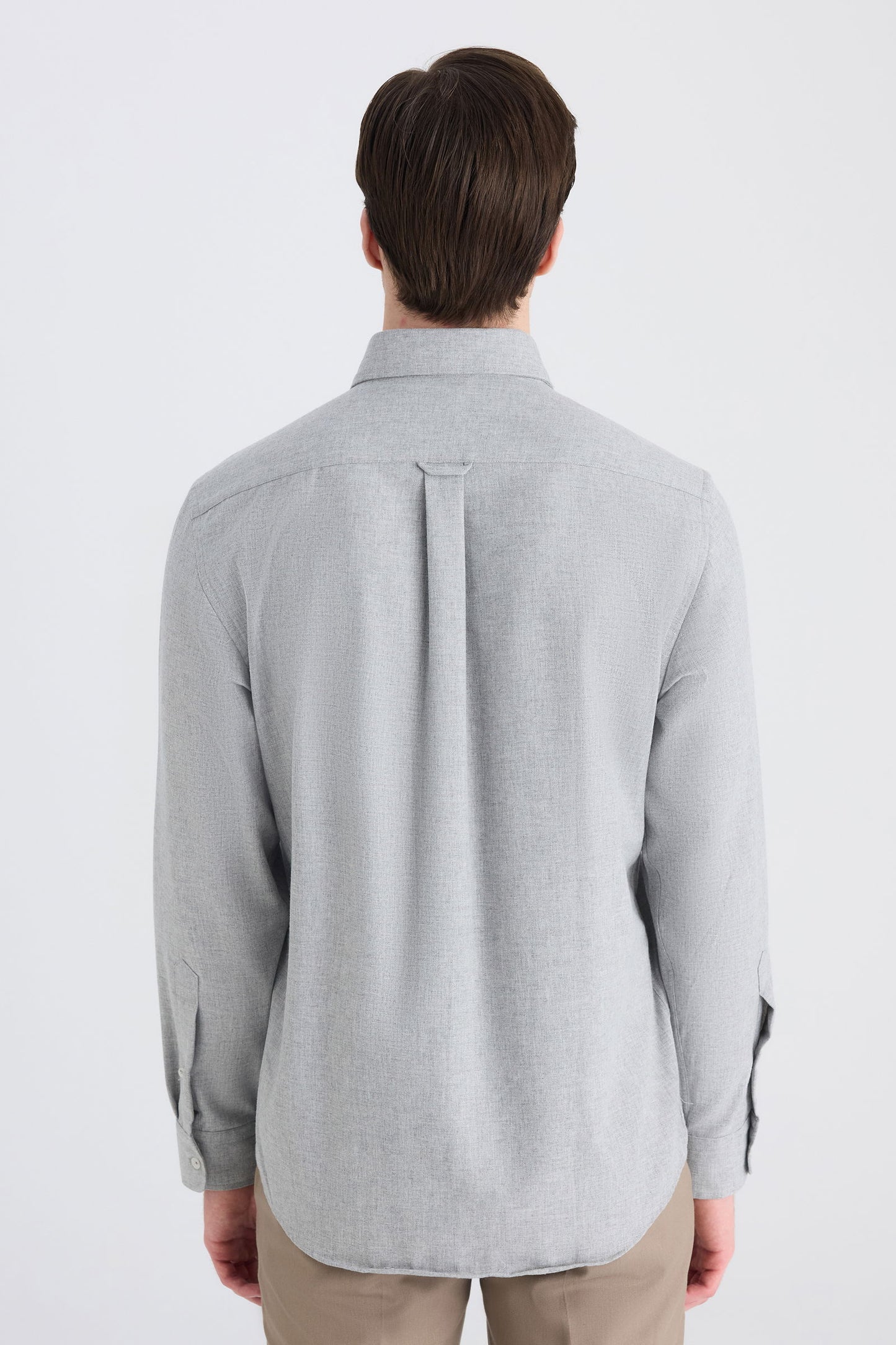 Ds Damat Comfort Gri Gabardin Gömlek