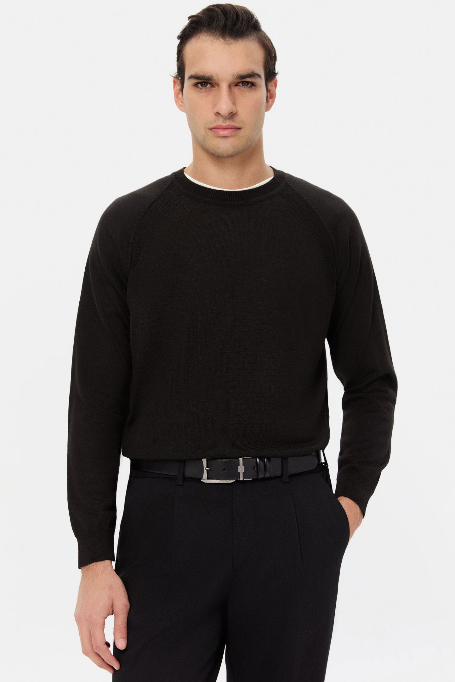 Twn Slim Fit Siyah Kazak