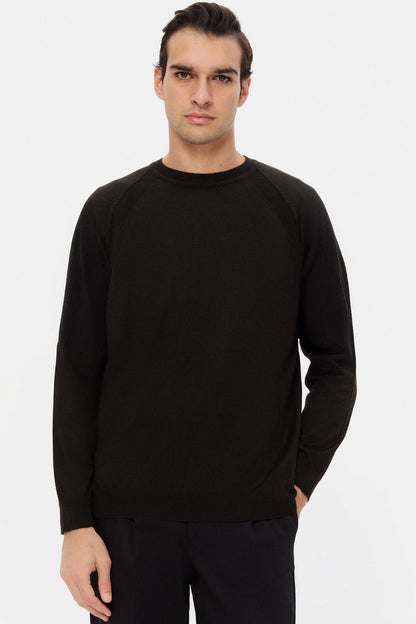 Twn Slim Fit Siyah Kazak