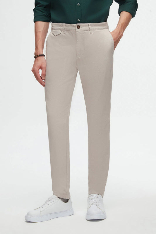 Twn Slim Fit Taş Armürlü Chino Pantolon