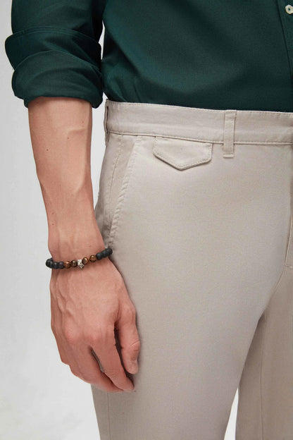Twn Slim Fit Taş Armürlü Chino Pantolon