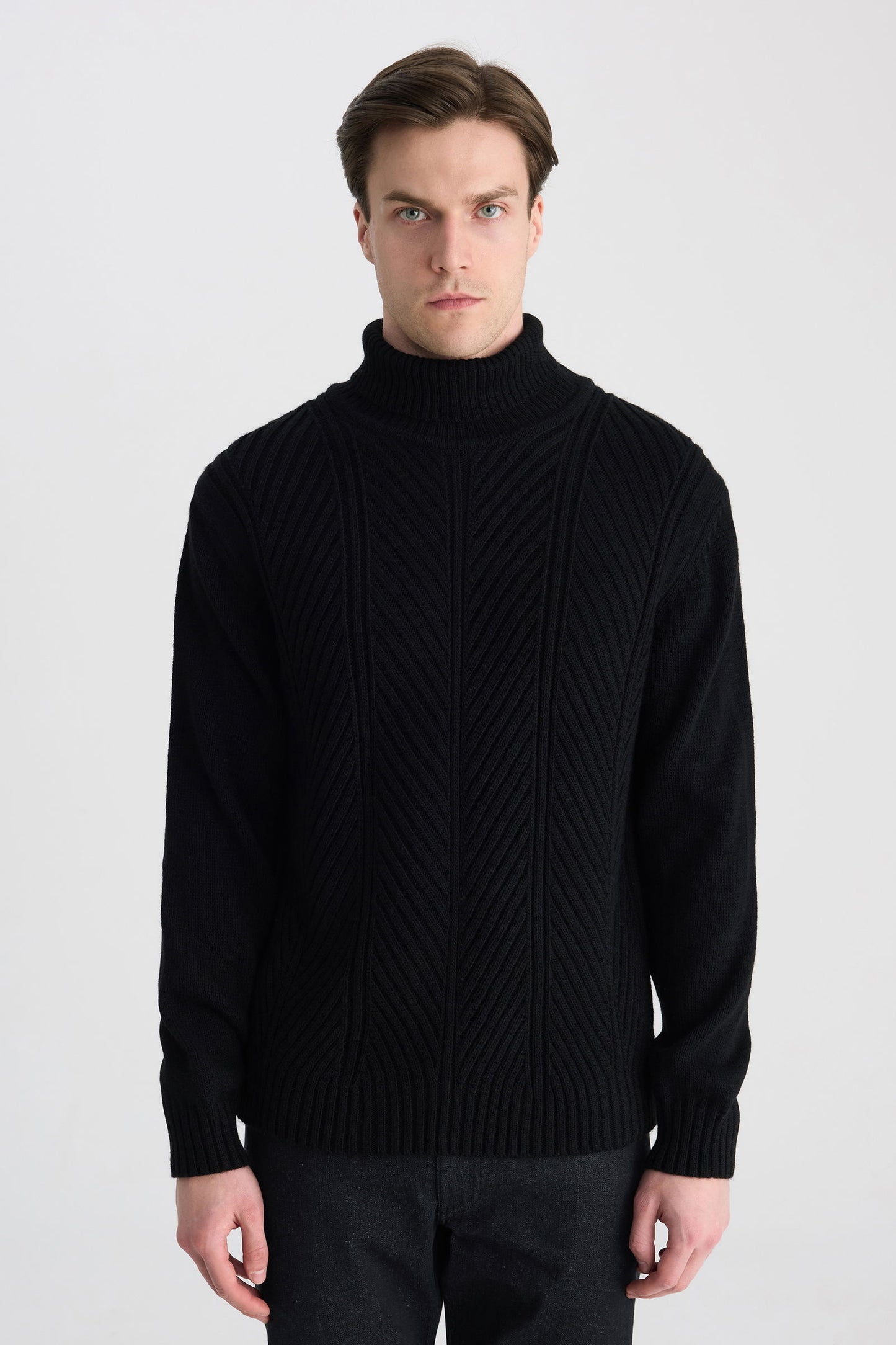 Ds Damat Regular Fit Siyah Kazak