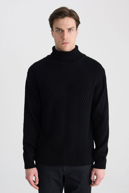 Ds Damat Regular Fit Siyah Kazak