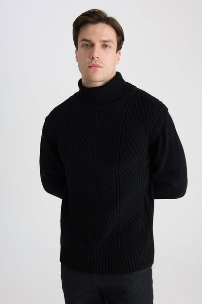 Ds Damat Regular Fit Siyah Kazak