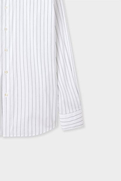 Ds Damat Slim Fit Beyaz Armürlü Gömlek