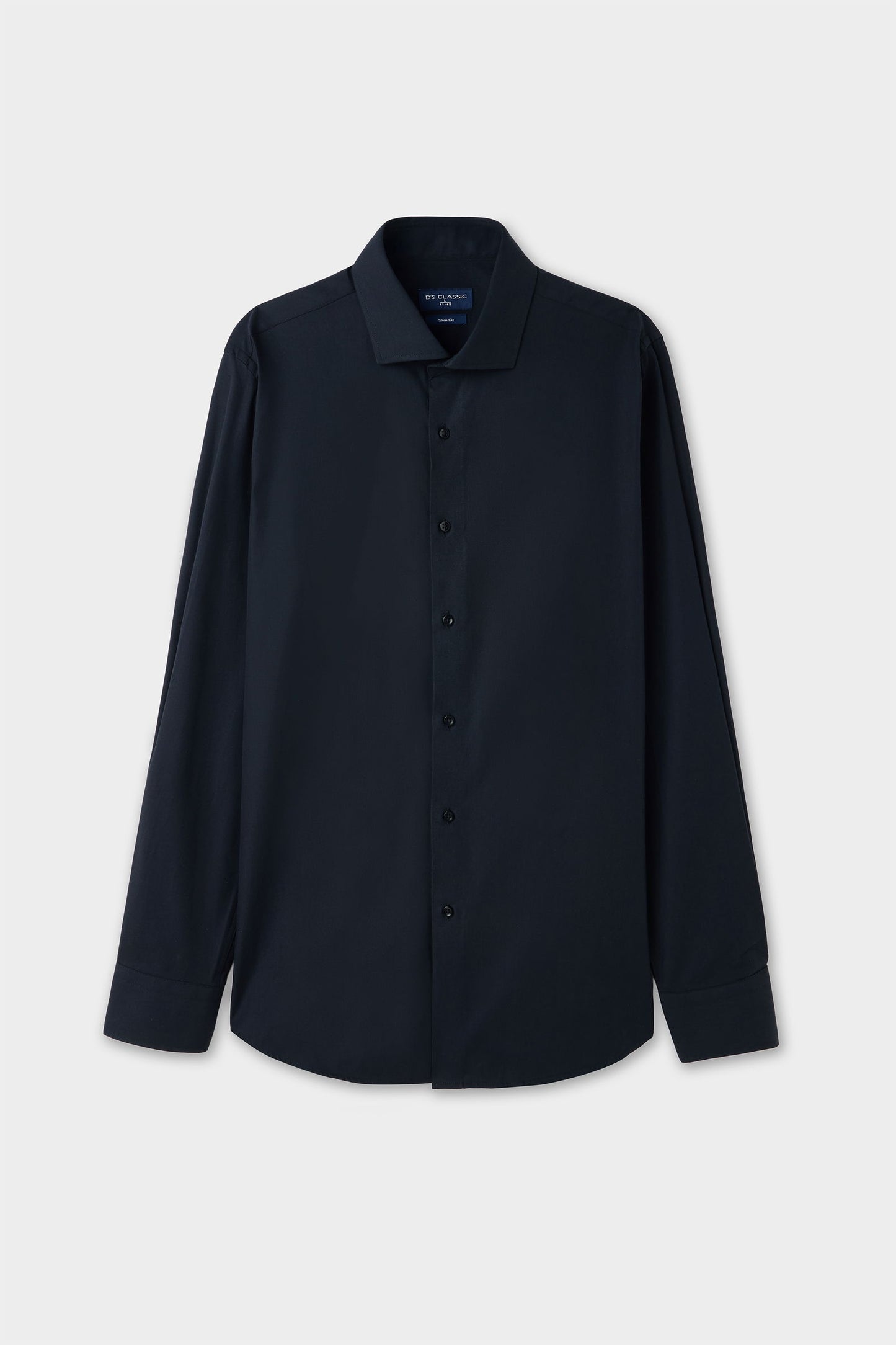 Ds Damat Slim Fit Siyah Armürlü Gömlek