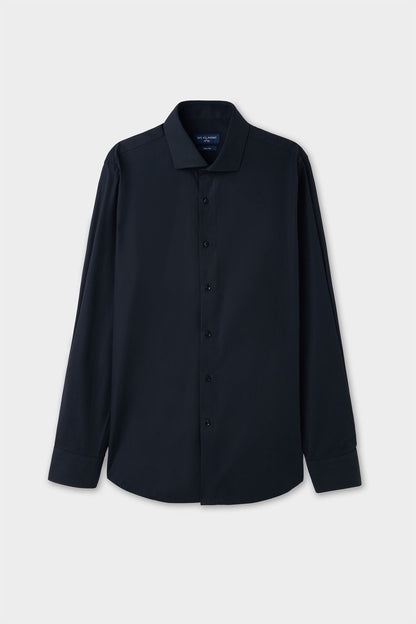 Ds Damat Slim Fit Siyah Armürlü Gömlek