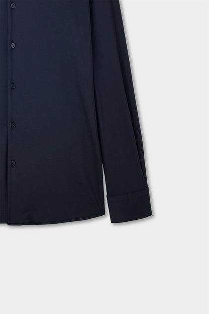 Twn Slim Fit Lacivert Örme Gömlek