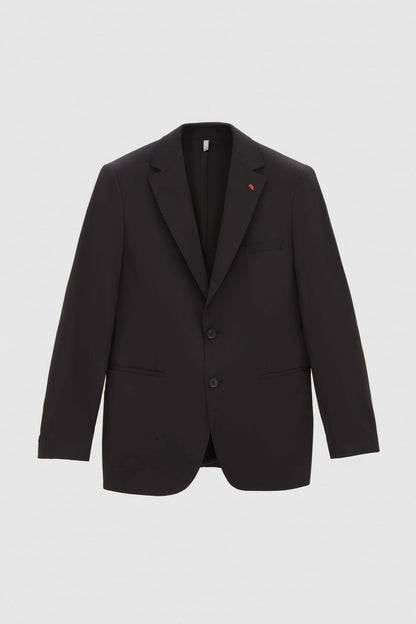Twn Slim Fit Siyah Armürlü Kumaş Ceket