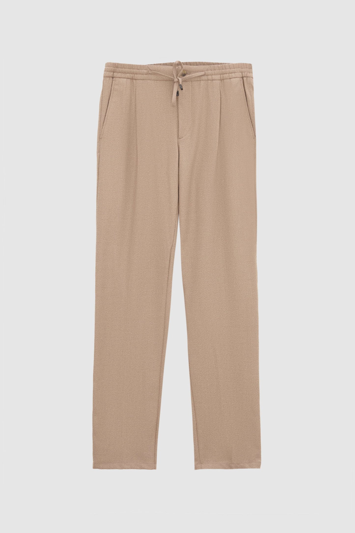 Ds Damat Regular Fit Bej Gabardin Jogger Pantolon