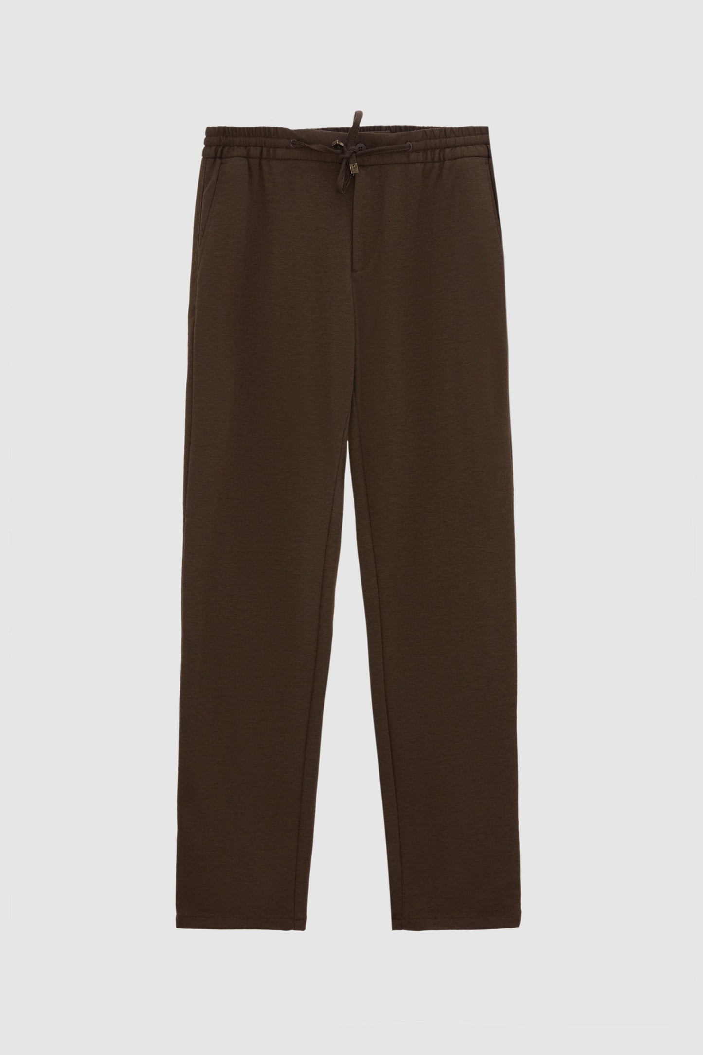Ds Damat Slim Fit Kahverengi Örme Jogger Pantolon