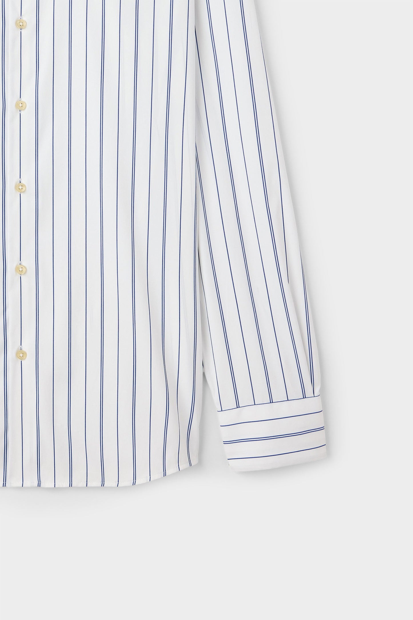 Twn Slim Fit Beyaz Çizgili Gömlek
