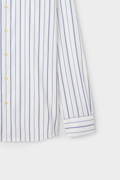 Twn Slim Fit Beyaz Çizgili Gömlek