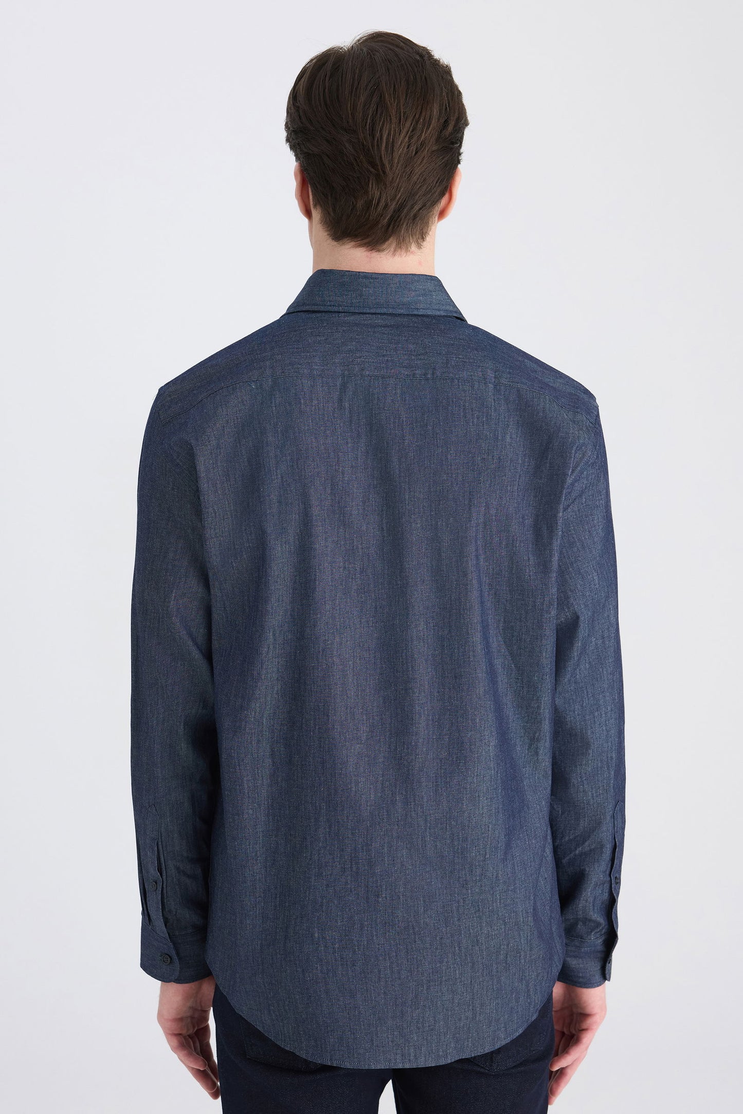 Ds Damat Comfort Indigo Düz Gömlek
