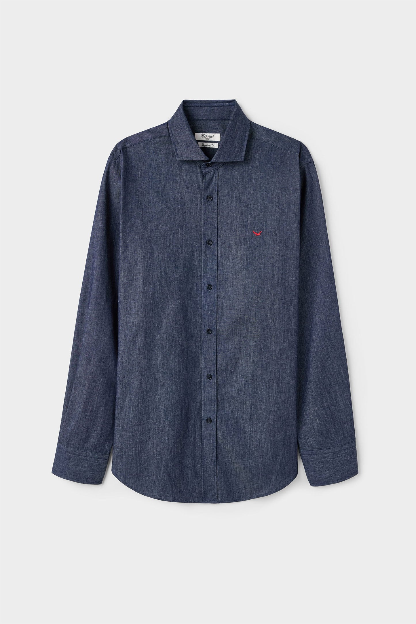 Ds Damat Comfort Indigo Düz Gömlek