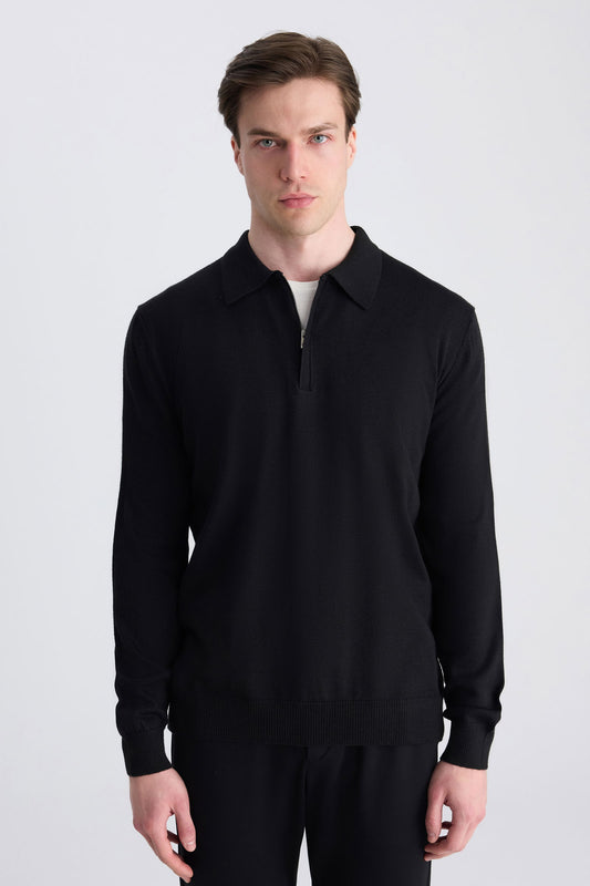 Ds Damat Regular Fit Siyah Kazak