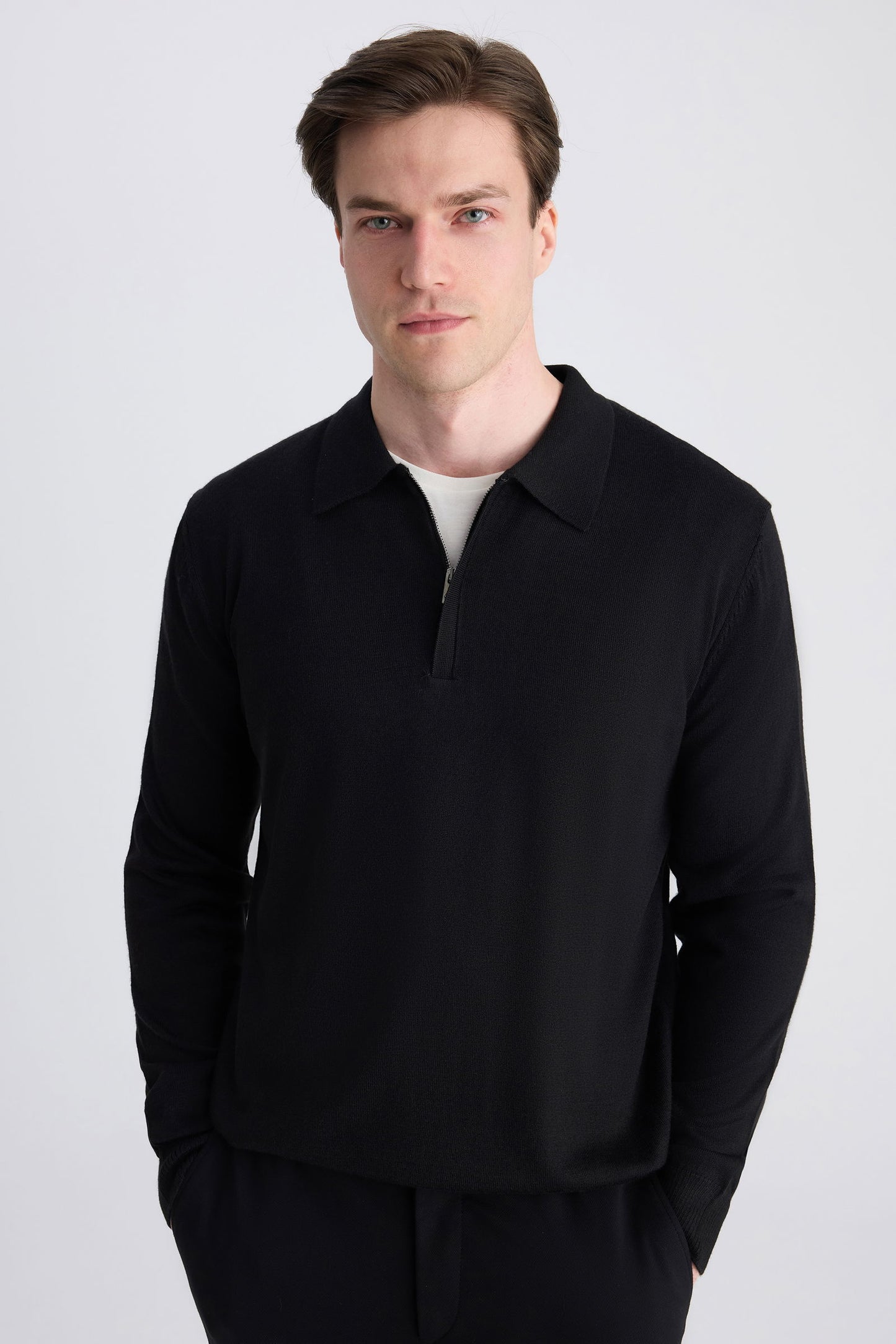 Ds Damat Regular Fit Siyah Kazak
