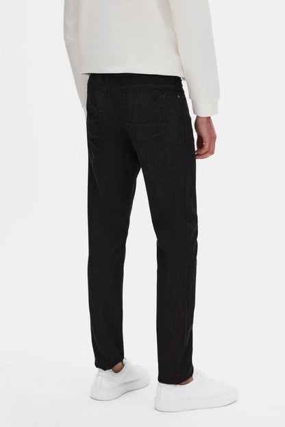 Ds Damat Slim Fit Siyah Denim Pantolon