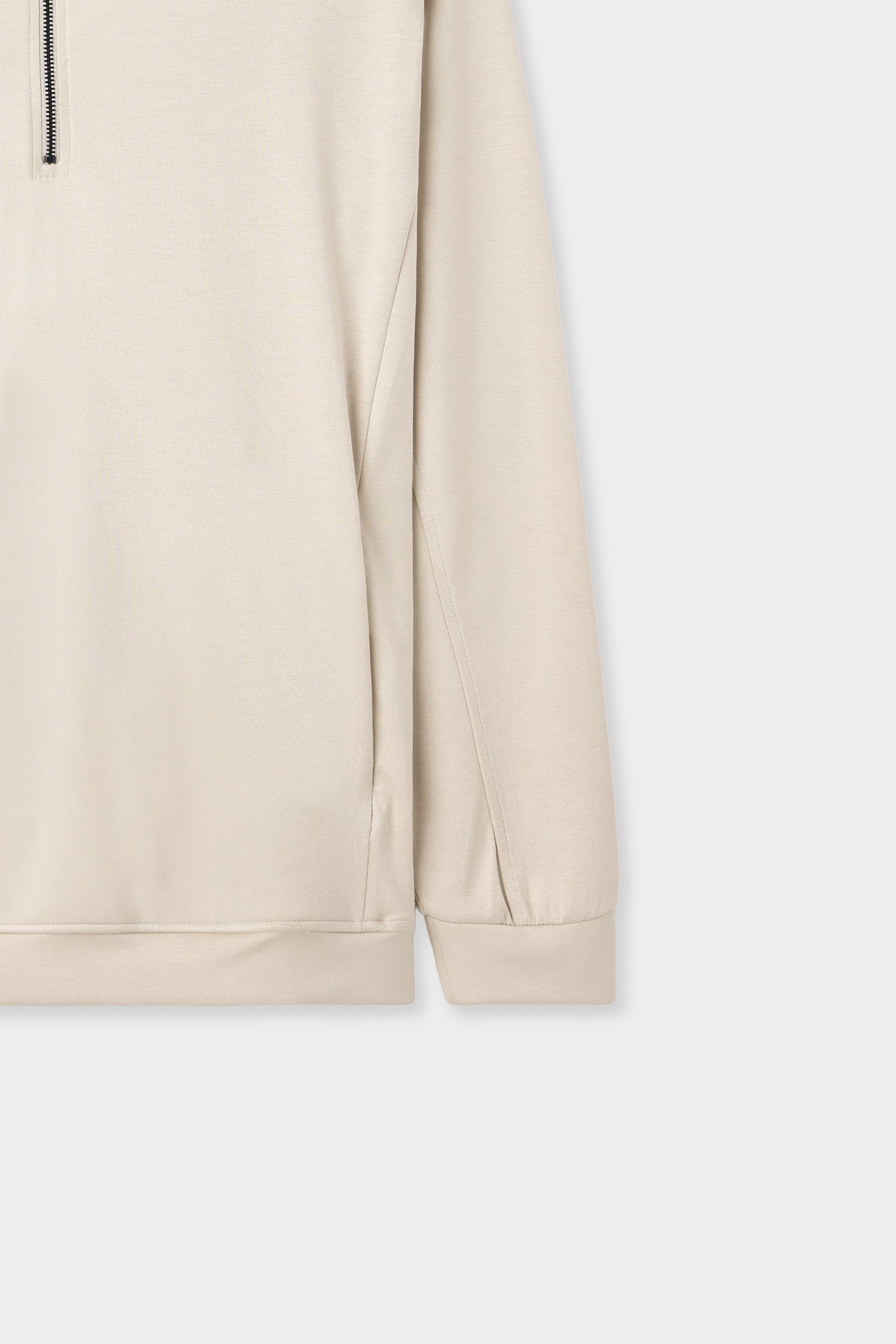 Ds Damat Regular Fit Bej Düz Sweatshirt