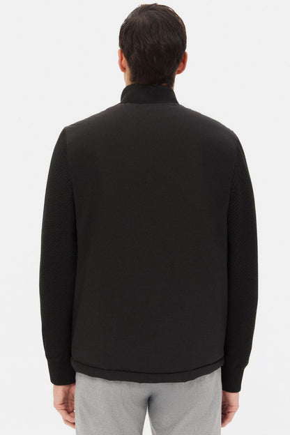 Ds Damat Regular Fit Siyah Düz Mont