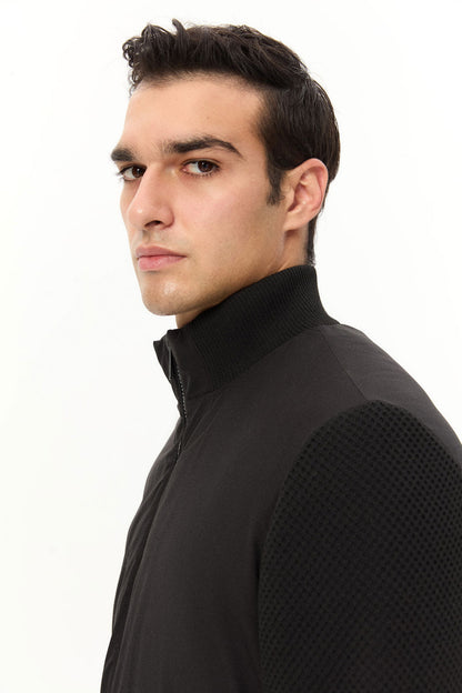 Ds Damat Regular Fit Siyah Düz Mont