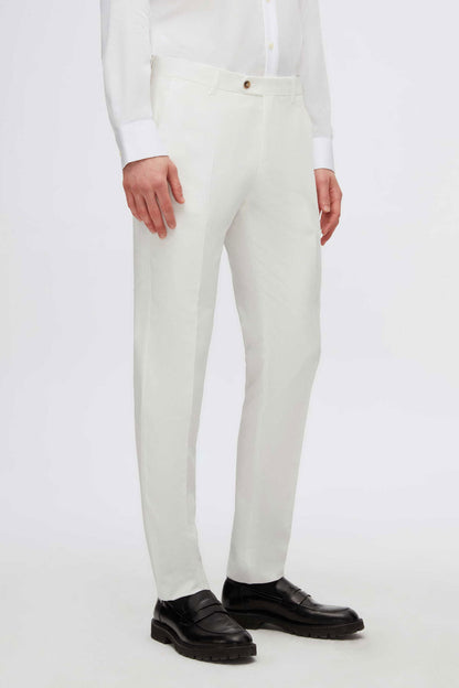 Twn Slim Fit Beyaz Düz Smokin Takim Elbise