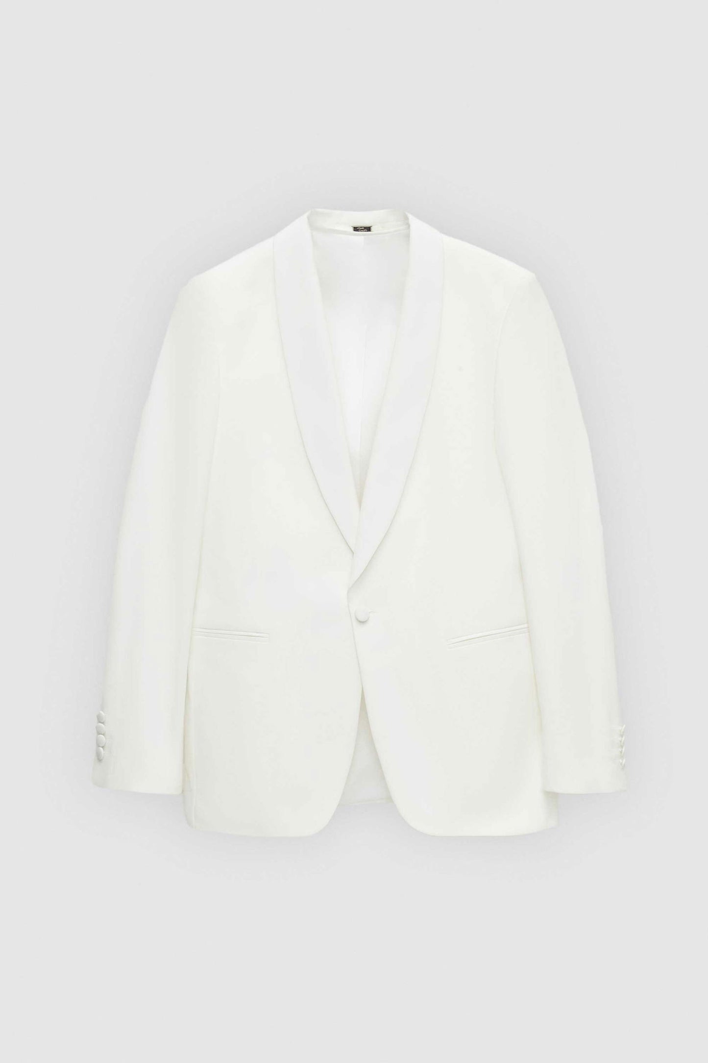 Twn Slim Fit Beyaz Düz Smokin Takim Elbise