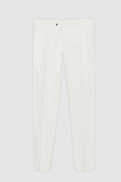 Twn Slim Fit Beyaz Düz Smokin Takim Elbise