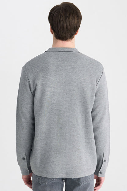 Twn Slim Fit Gri Yünlü Ceket