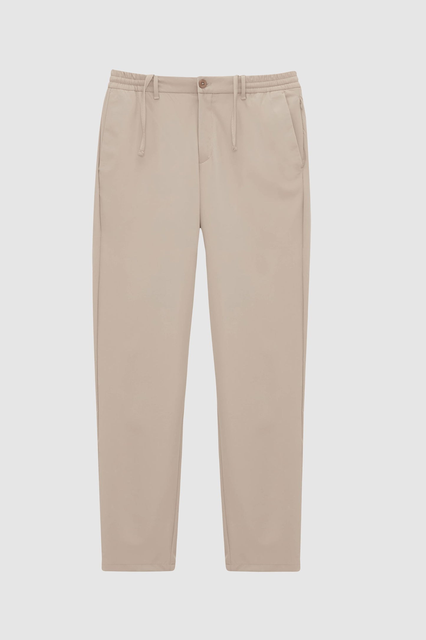 Ds Damat Relaxed Fit Bej Düz Jogger Pantolon