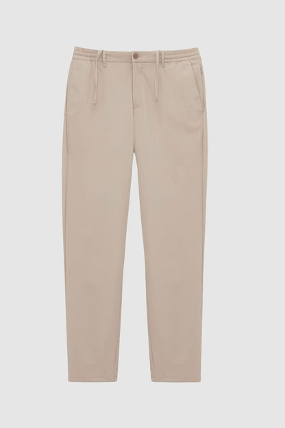 Ds Damat Relaxed Fit Bej Düz Jogger Pantolon
