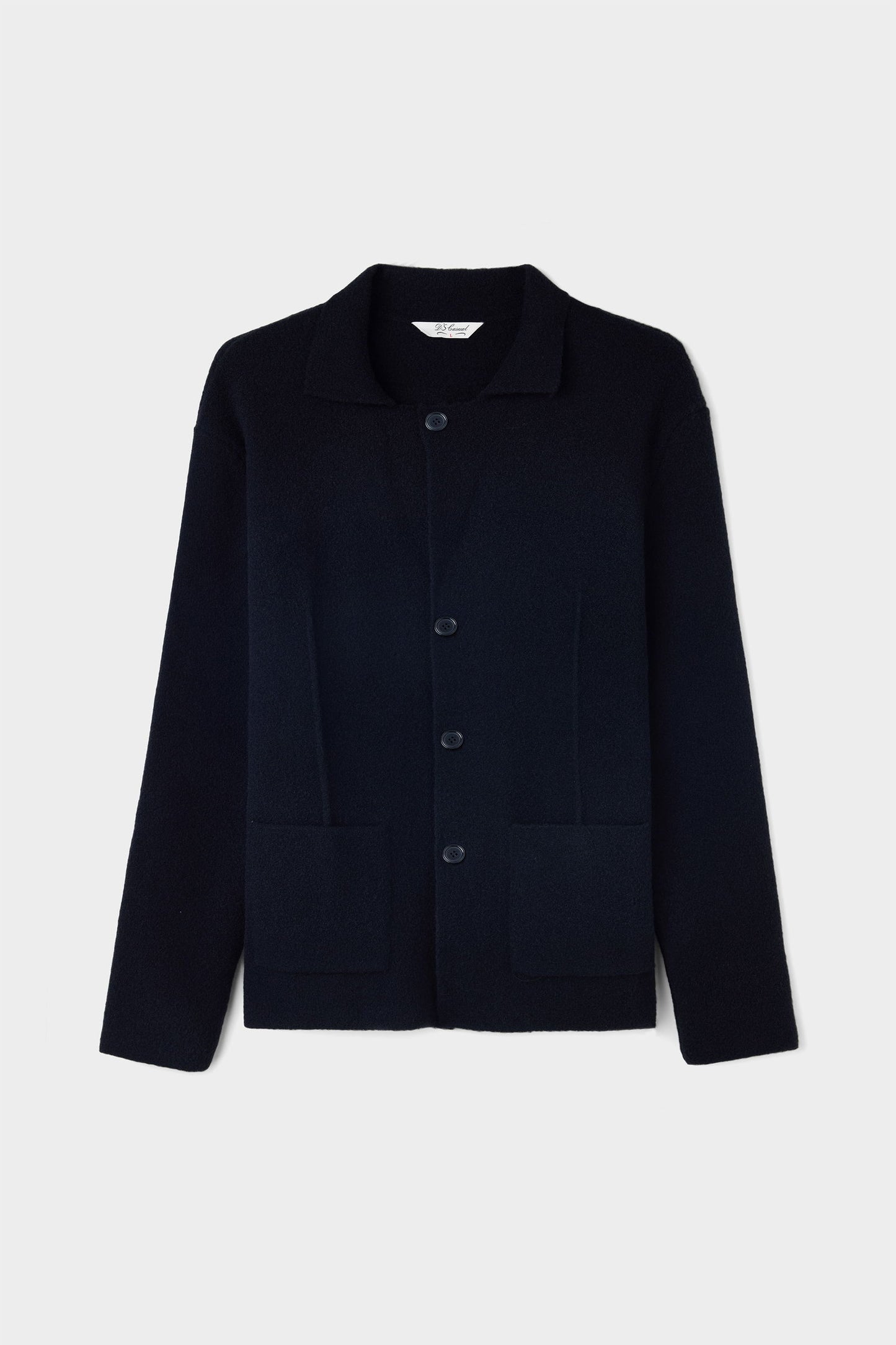 Ds Damat Regular Fit Siyah Triko Ceket