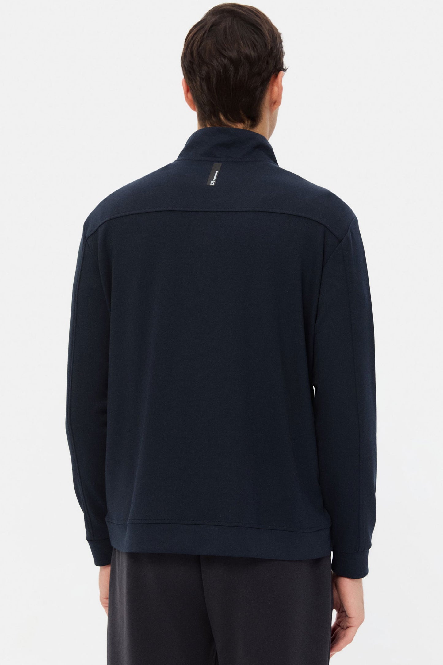 Ds Damat Regular Fit Lacivert Düz Sweatshirt