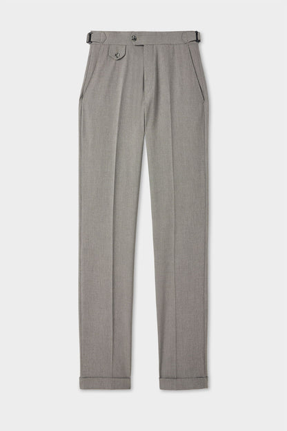 Ds Damat Slim Fit Vizon Armürlü Kumaş Pantolon
