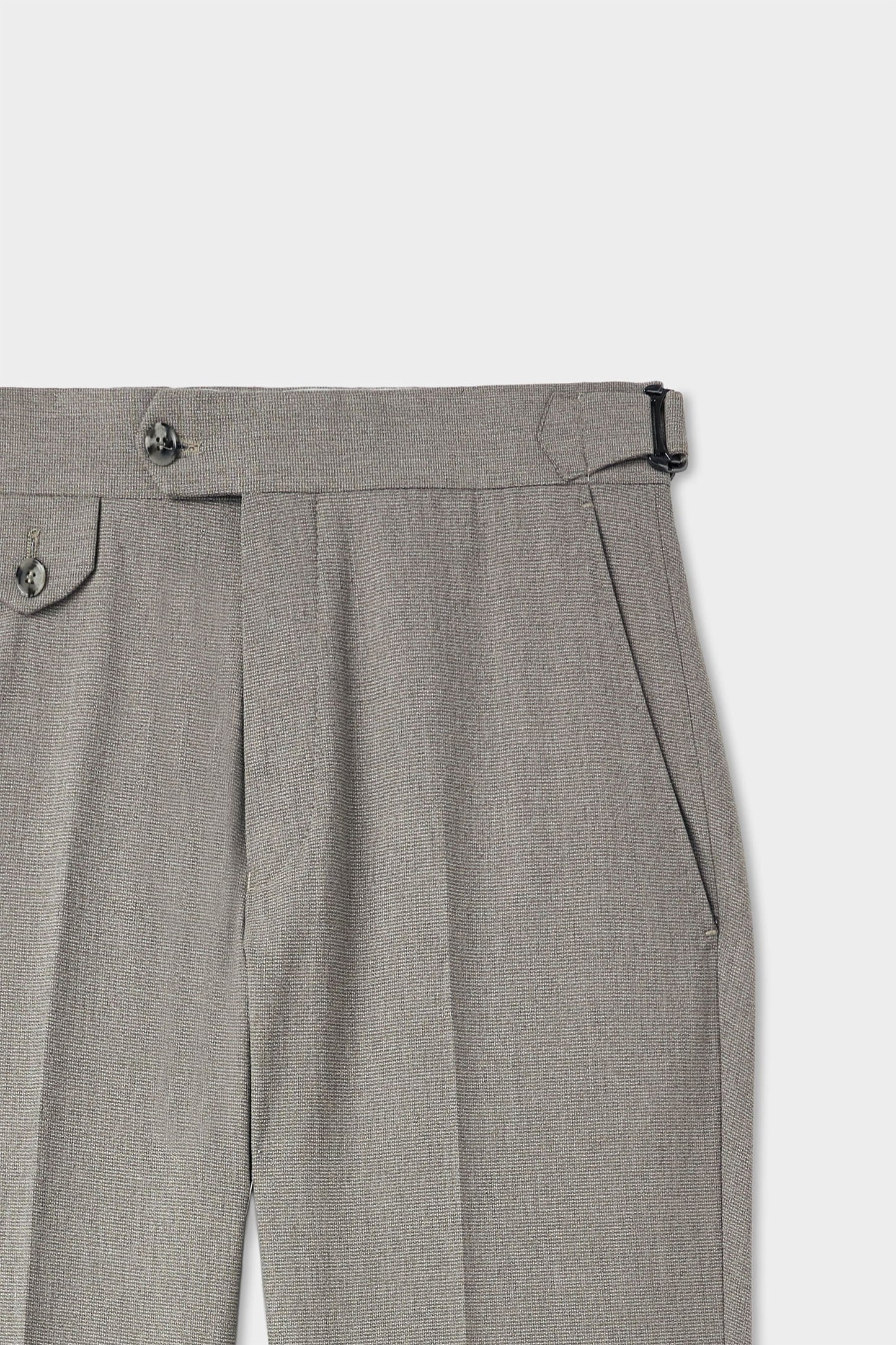 Ds Damat Slim Fit Vizon Armürlü Kumaş Pantolon