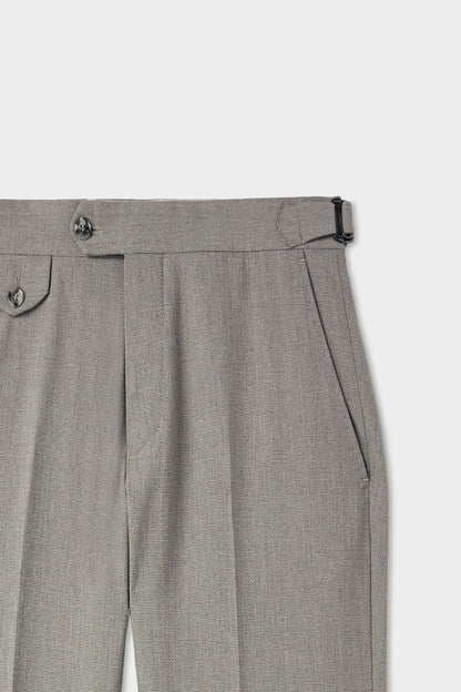 Ds Damat Slim Fit Vizon Armürlü Kumaş Pantolon