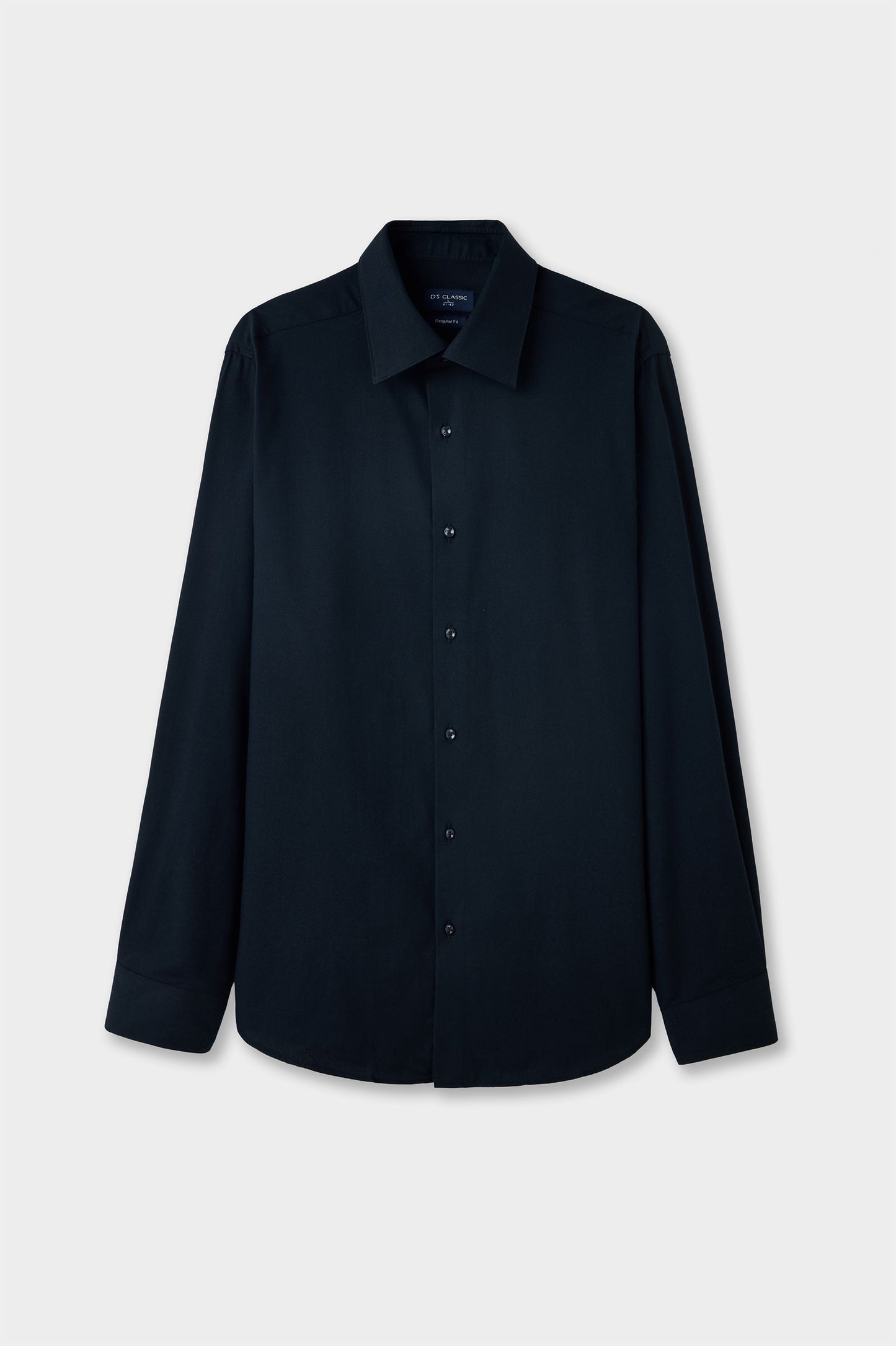 Ds Damat Regular Fit Lacivert Armürlü Gömlek