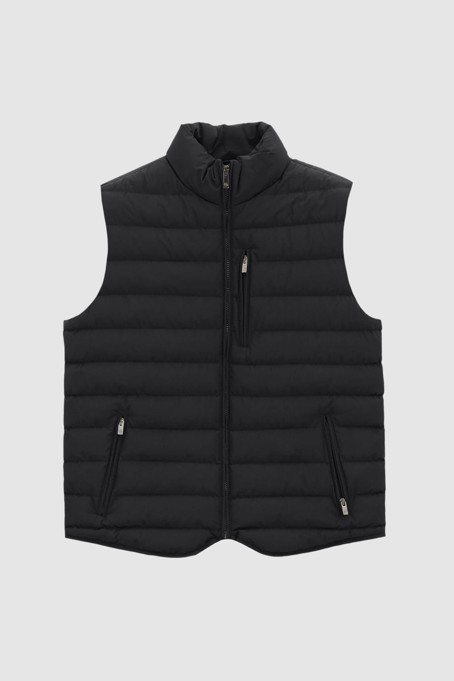 Ds Damat Regular Fit Siyah Düz Yelek Mont
