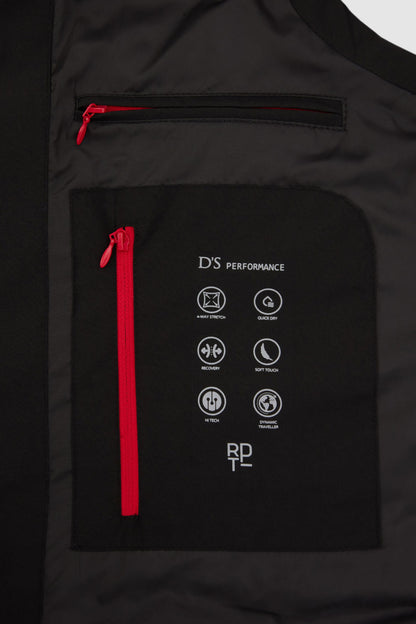Ds Damat Regular Fit Siyah Düz Yelek Mont