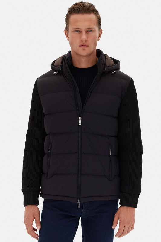 Ds Damat Regular Fit Siyah Düz Mont