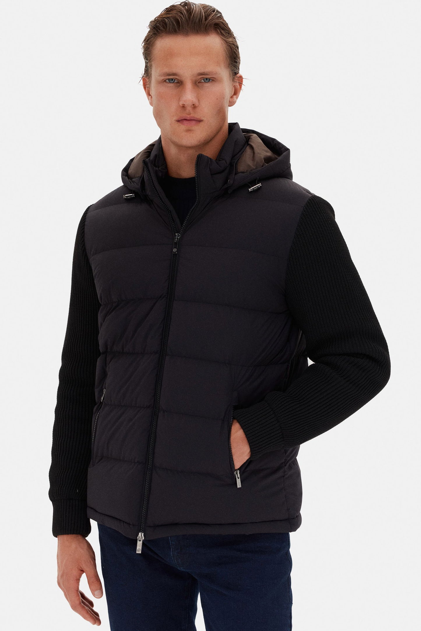 Ds Damat Regular Fit Siyah Düz Mont