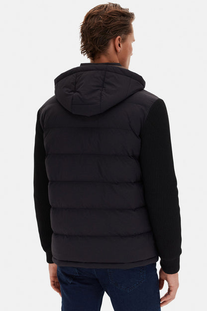 Ds Damat Regular Fit Siyah Düz Mont