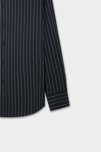 Ds Damat Slim Fit Siyah Armürlü Gömlek