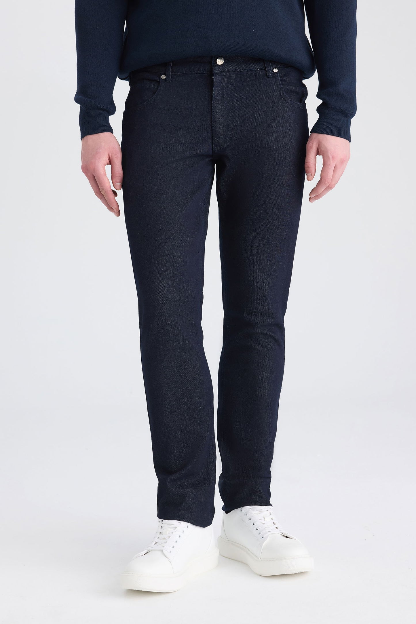 Ds Damat Regular Fit Lacivert Denim Pantolon