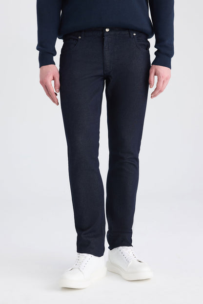 Ds Damat Regular Fit Lacivert Denim Pantolon